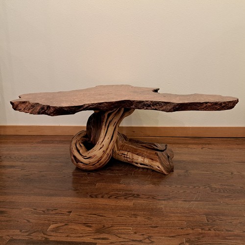 JW-219 Coffee Table, Redwood & Juniper $4200 at Hunter Wolff Gallery